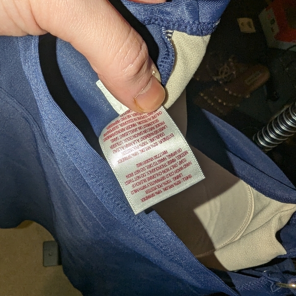 Nwot merona bathing suit top navy blue XL - Picture 5 of 5